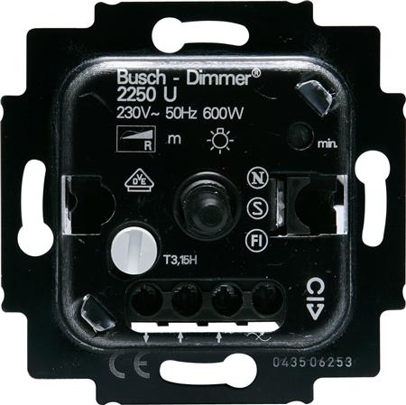 Busch-Jeager dimmer 600W 2250 U