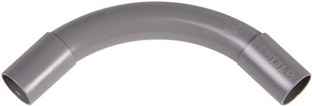 Pipelife Polvalit slagvaste bocht 25mm donker grijs 25 stuks