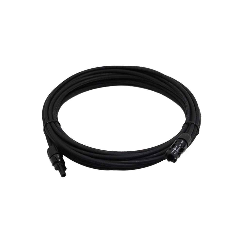 Solar kabel 6mm zwart met MC4 connectoren 10 meter