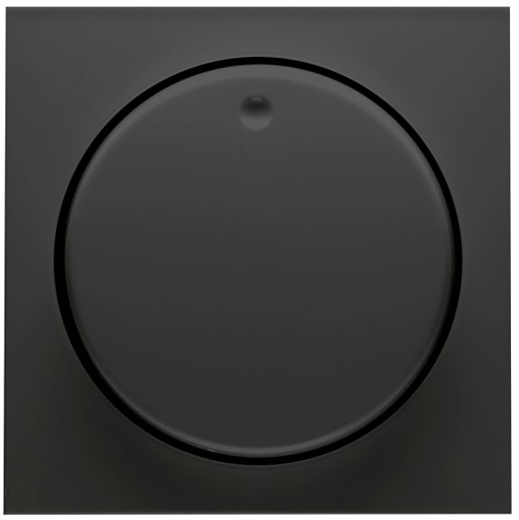 Peha Badora centraalplaat + dimmerknop mat zwart 00276792