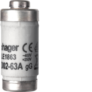 Hager zekering D02-63A LE1863