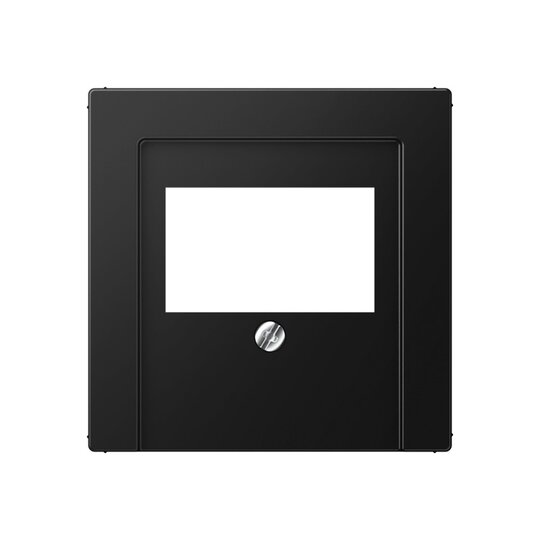 Jung A500 afdekking voor usb/luidspreker grafiet zwart A569BFPLTSWM