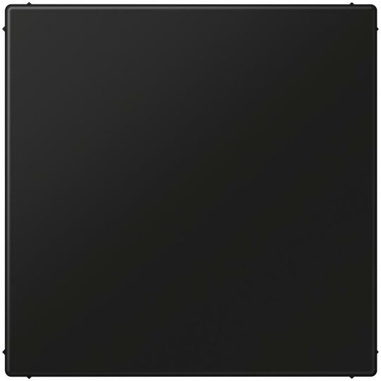 Jung LS990 blindplaat met draagframe grafiet zwart LS994BSWM