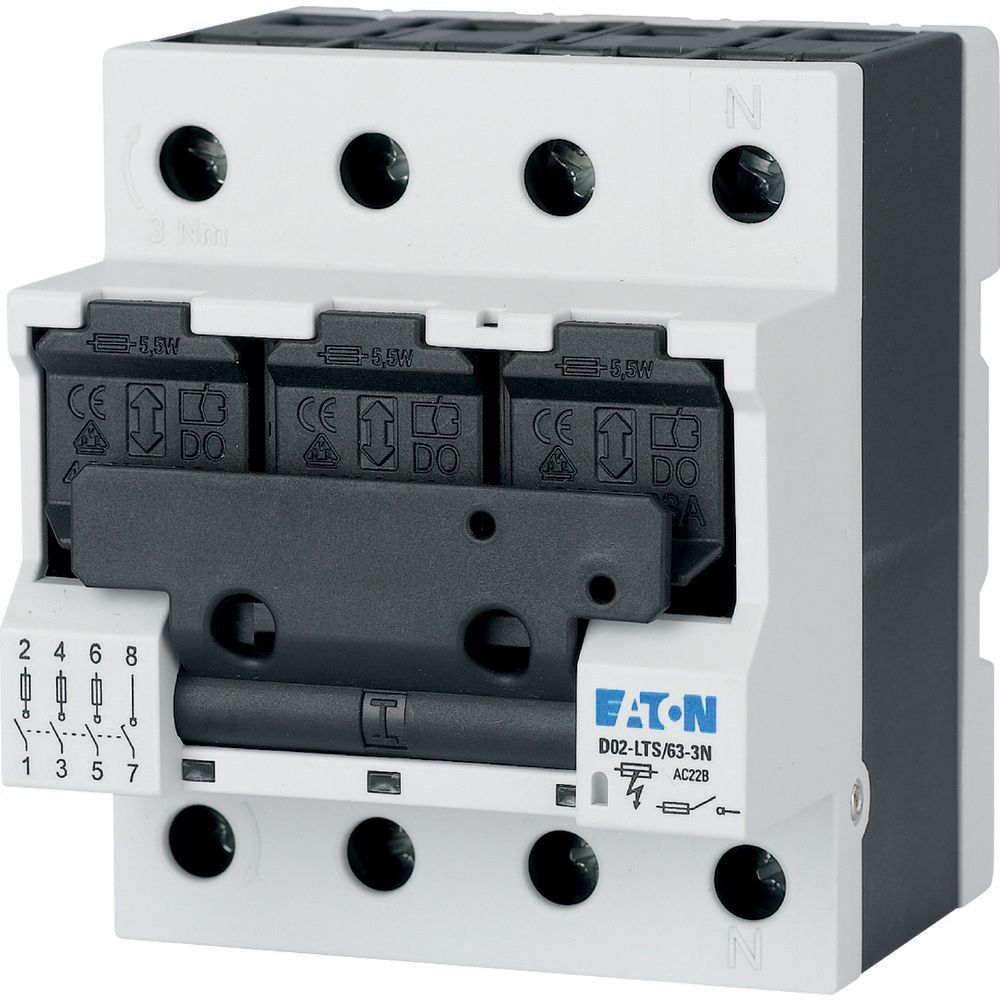Eaton D02-LTS/63-3N veilighedenlastscheider 114321