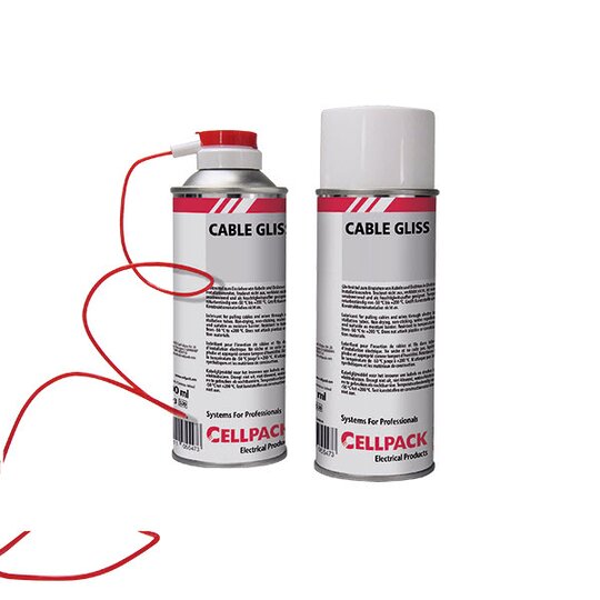 Cellpack CABLE GLISS kabelglijmiddel spray 400 ml 124050
