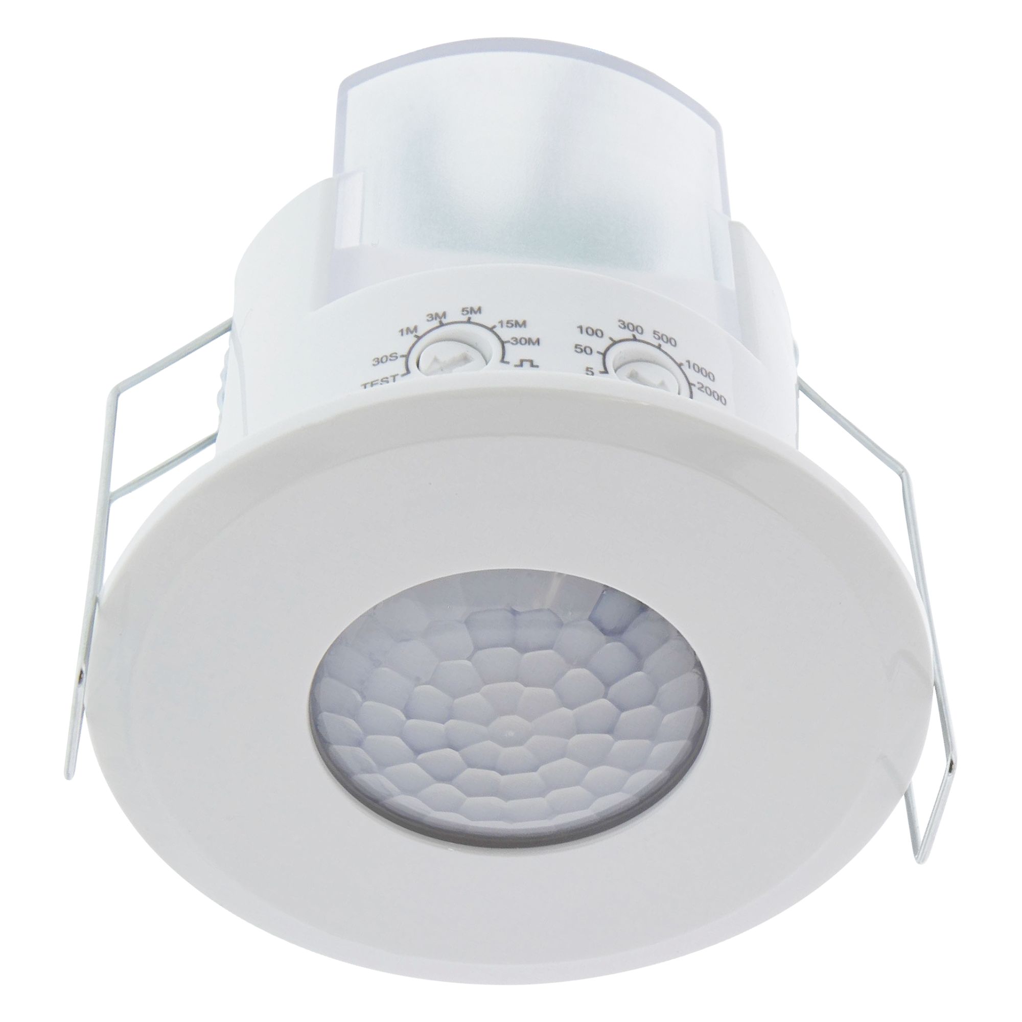 Klemko plafond aanwezigheiddetector PIR wit 870470