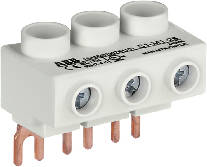 ABB aansluitblok laag voor MS116 en MS132 MS 1XX-S1-M1-25