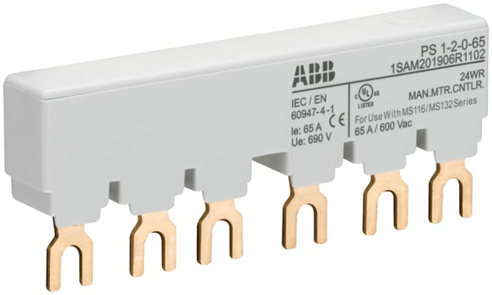 ABB verzamelrail voor 2 MS116/MS132 MS 1XX-PS1-2-0-65