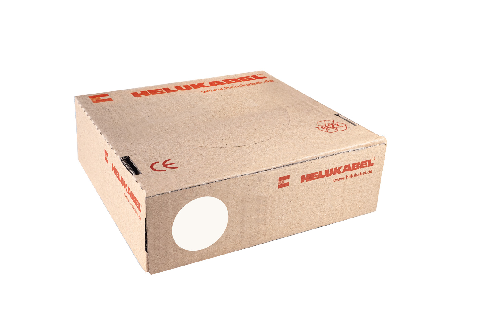 Helukabel montagesnoer 6 mm² ECA wit 100 meter H07V2-K