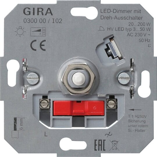 Gira led dimmer 20-200watt 030000