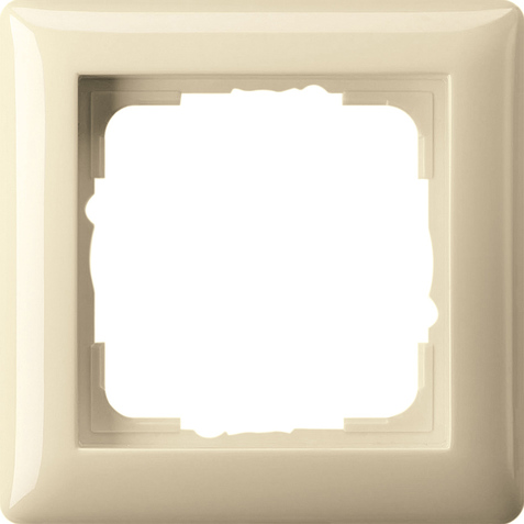 Gira standaard 55 afdekraam 1-voudig creme 021101