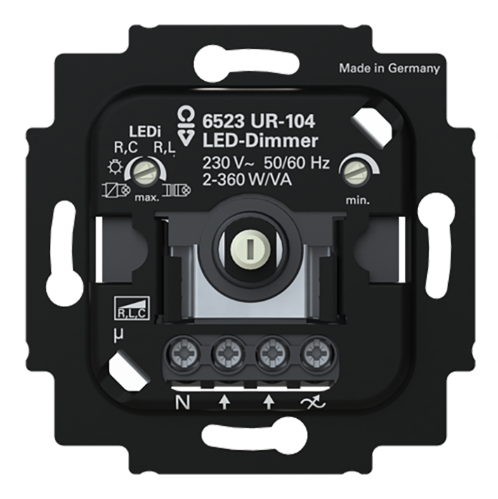 Busch-Jeager draaidimmer 100VA LED 6523 UR-104