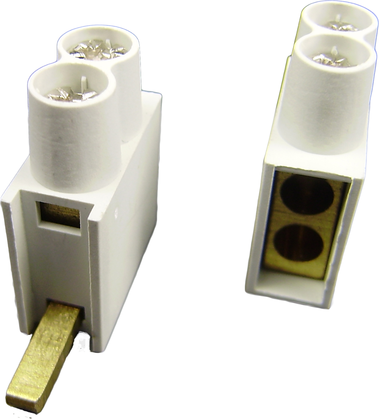 SEP DTH aftakblok dubbel 2x10mm laag