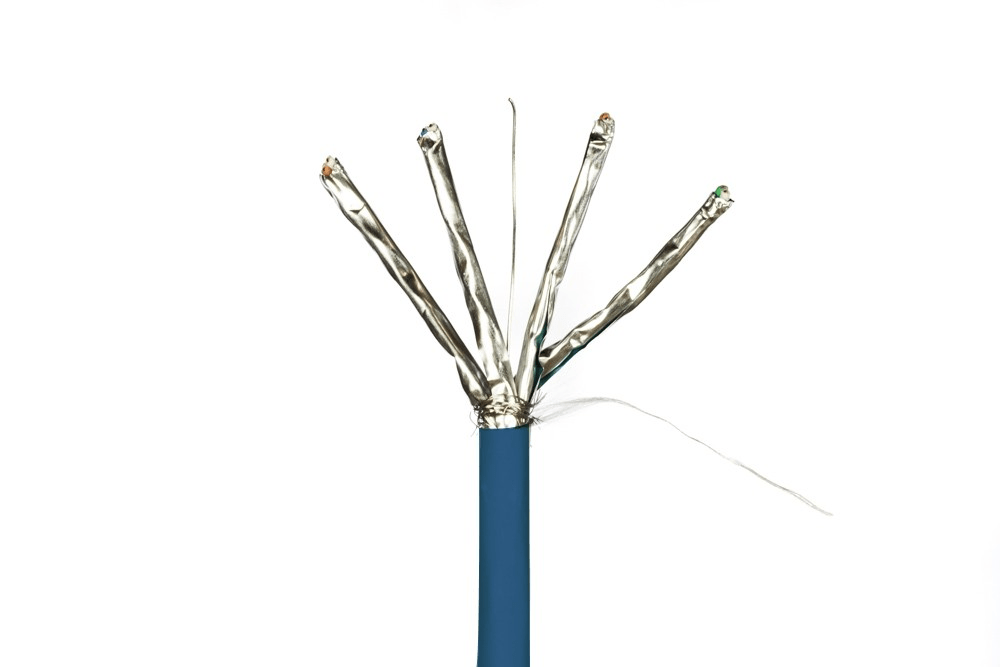 Internetkabel Cat6 S/FTP 100m kabel op rol stug - LSZH (Dca)