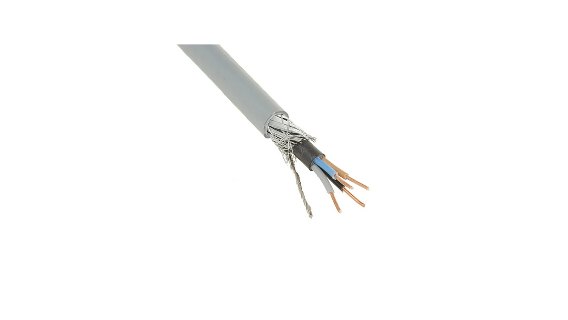 Grondkabel VO-YMvK-as 4x2.5mm² grijs Dca per meter