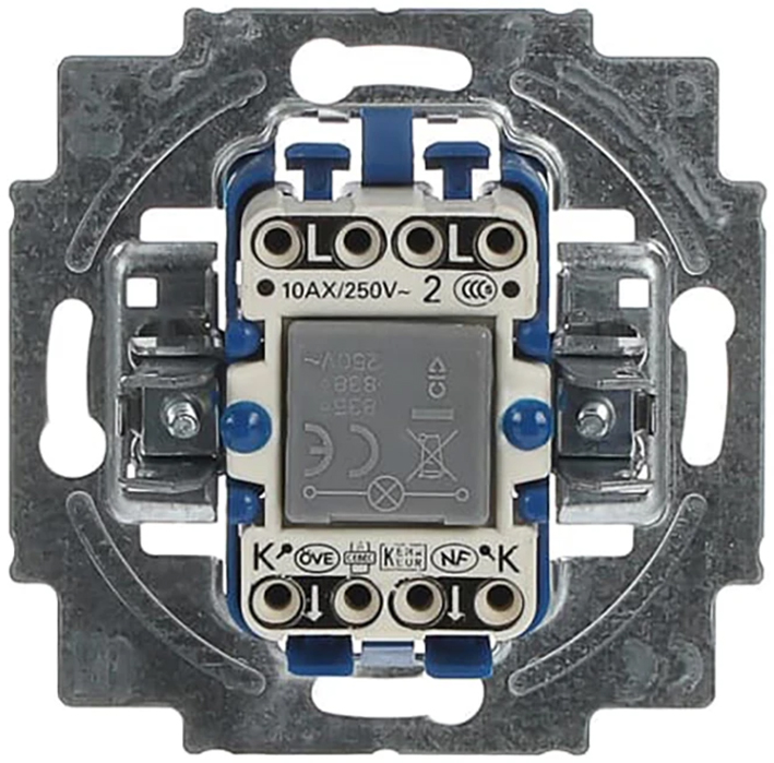Busch-Jaeger controle schakelaar 2-polig 2000/2 UK