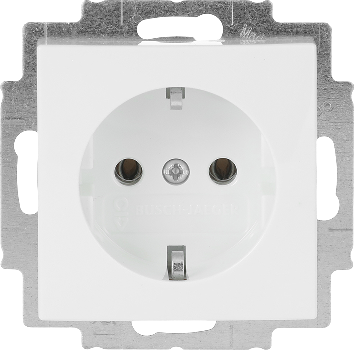 Busch-Jaeger Balance SI inbouw stopcontact met randaarde 20 EUCR-914