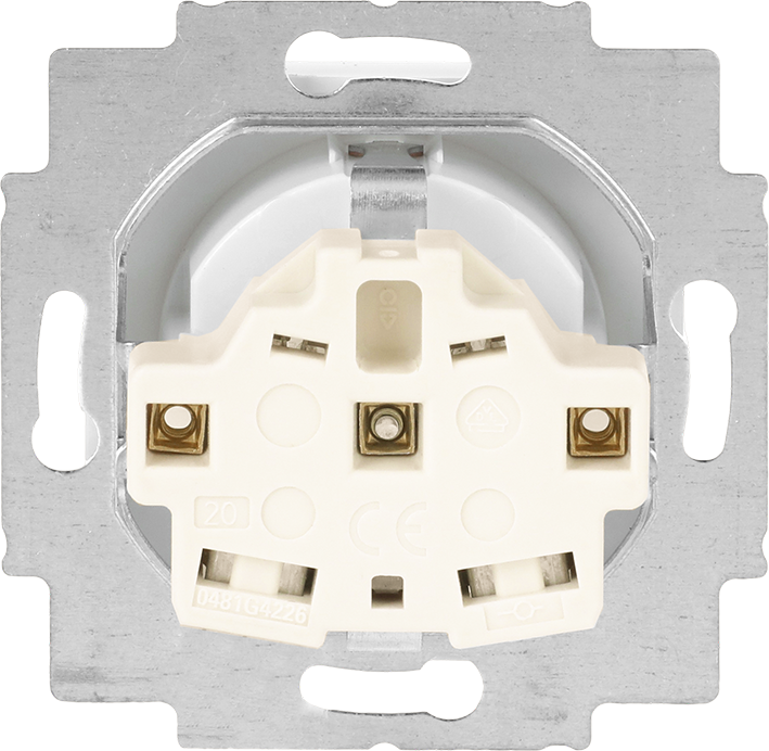 Busch-Jaeger Balance SI inbouw stopcontact met randaarde 20 EUCR-914 Busch-Jaeger Balance SI inbouw stopcontact met randaarde 20 EUCR-914