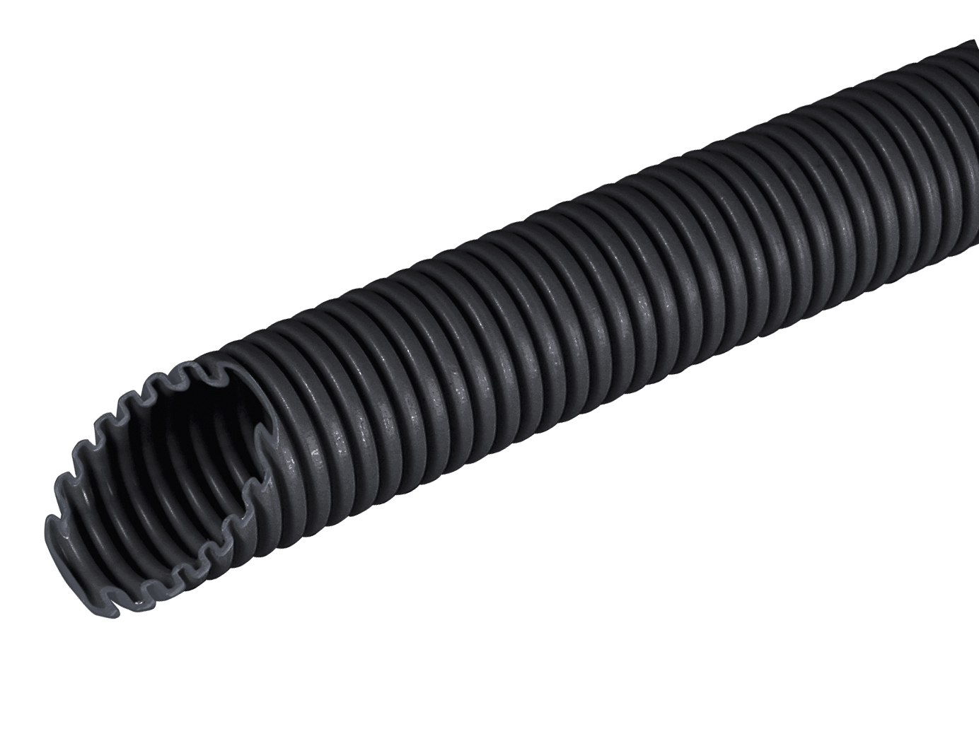 Frankische zwarte flexibele buis 19mm rol 100 meter