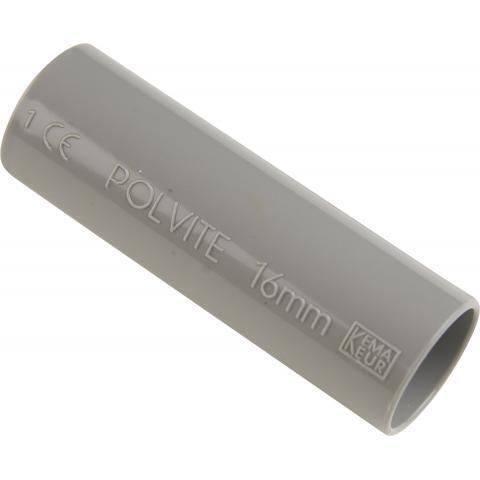 Pipelife Polvite vsv sok 16mm grijs zak 50 stuks 1196900965