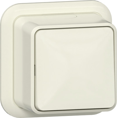 Gira opbouw wisselschakelaar creme 310610